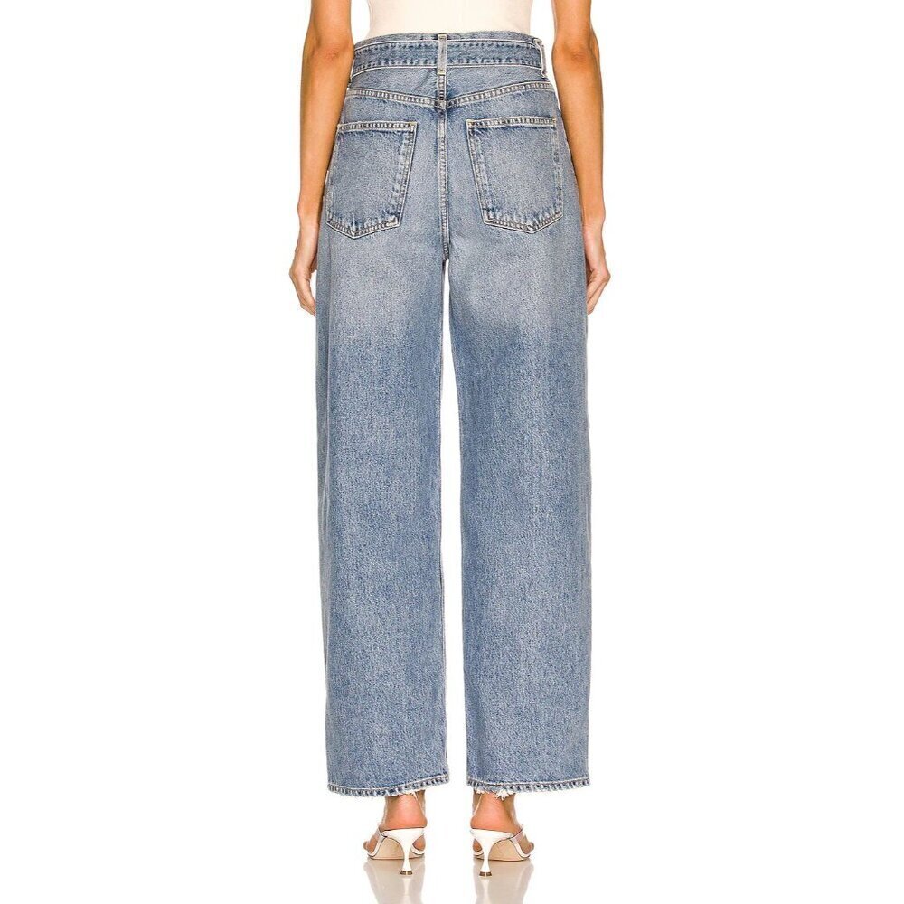 AGOLDE Belted Baggy Pleated Front in Wash Outlander Size US 30 - Picture 10 of 10